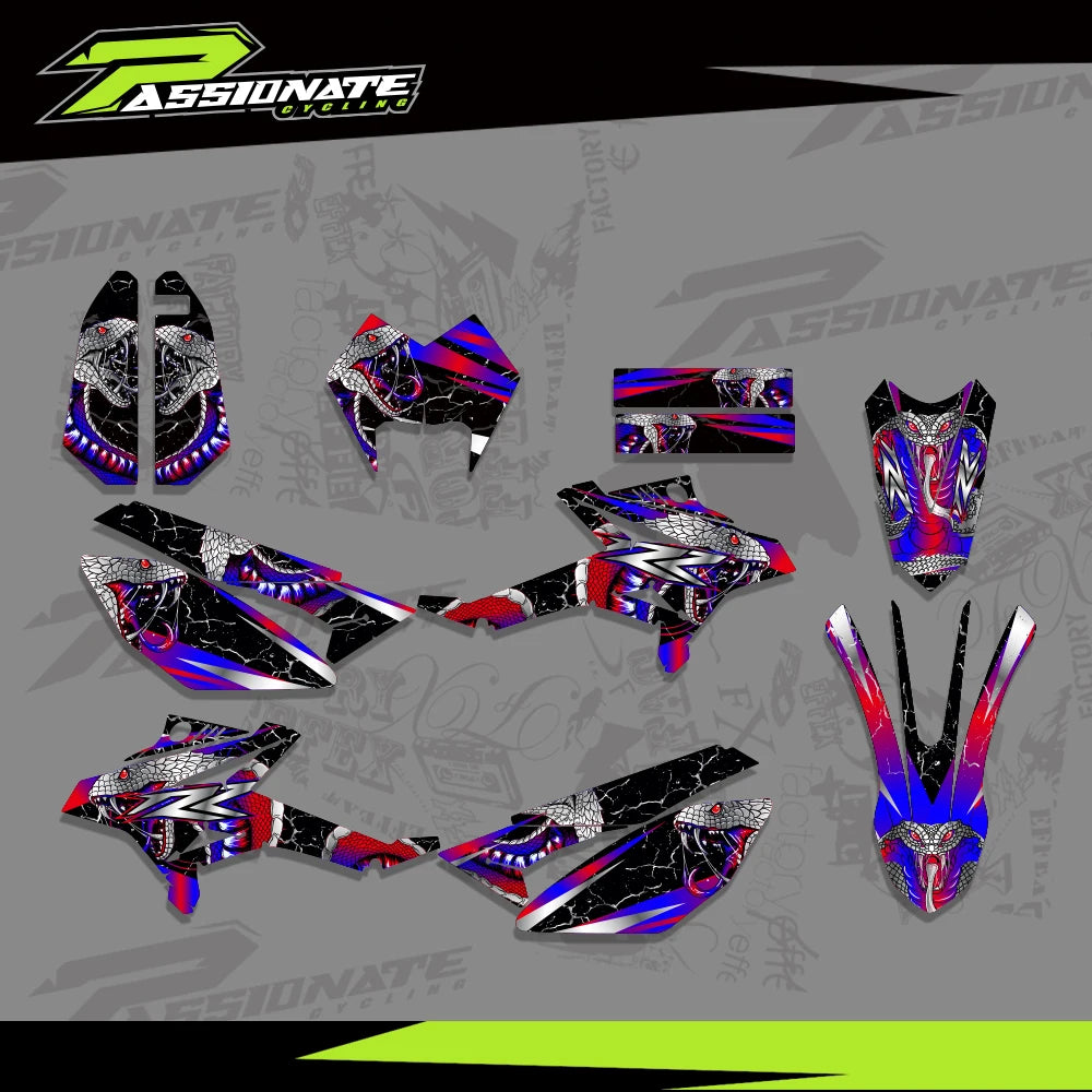 Kit Déco Graphique Beta RR50 (4 Designs)
