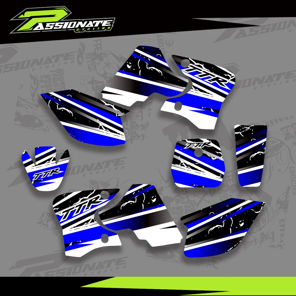 Kit Déco Graphique Yamaha TTR90 (4 Designs)