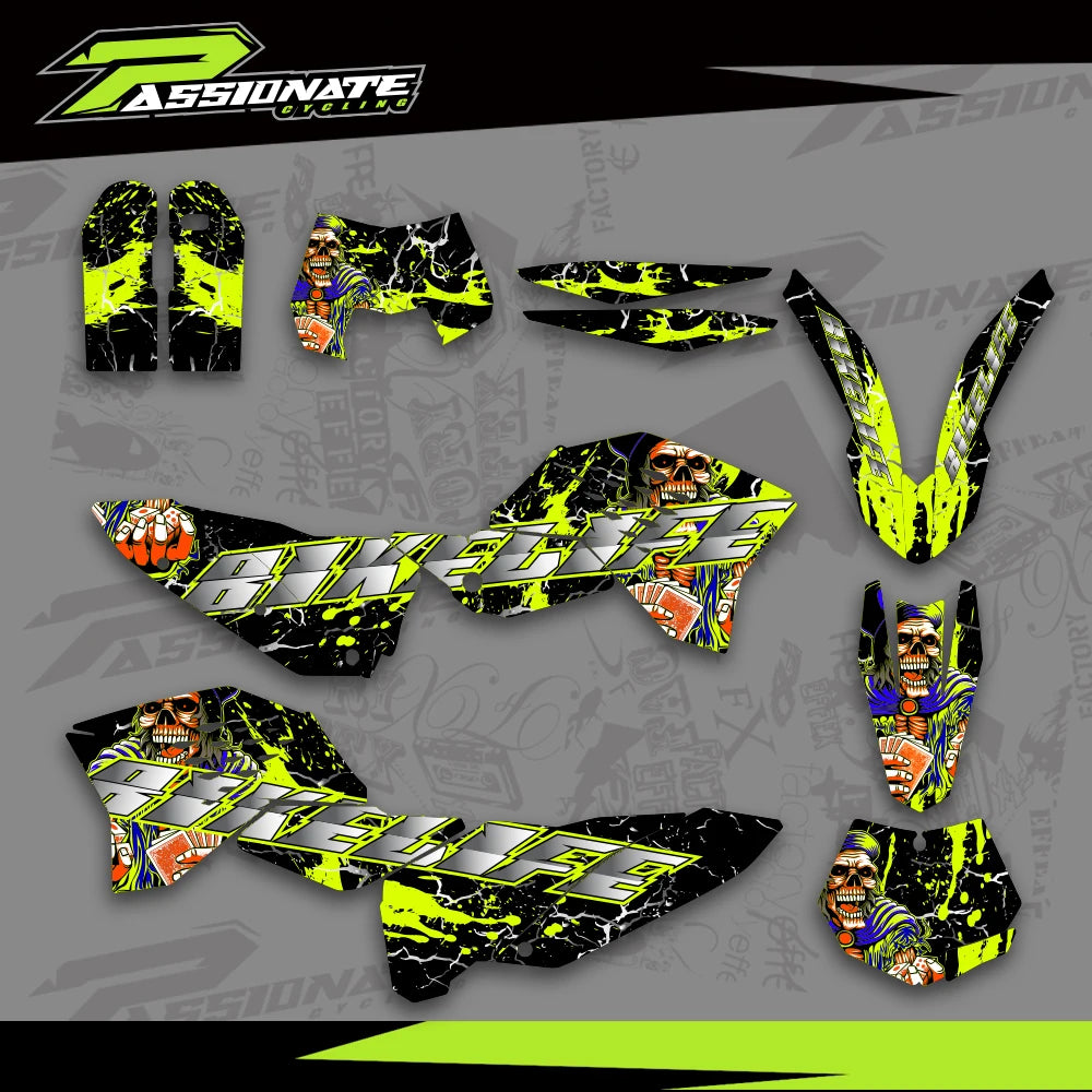 Kit Déco Graphique KTM SX SXF EXC EXCF 2007-2011 (4 Designs)
