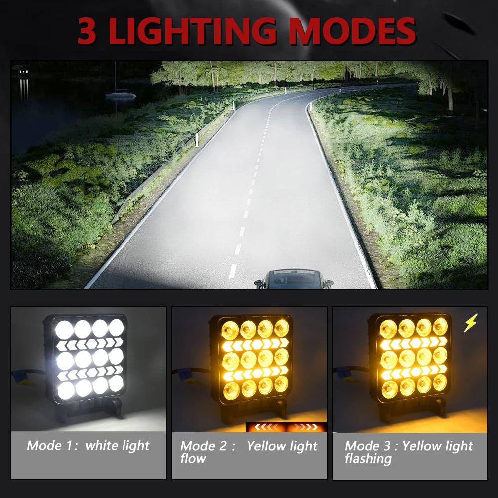 Phare LED de travail quad 4x4