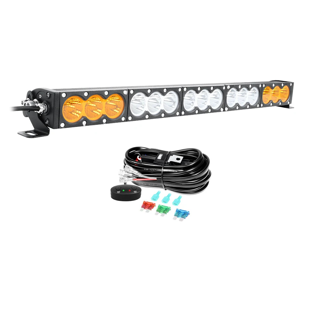 Barre LED Quad 6-54" Multi-Formats 30-300W (12V 24V)