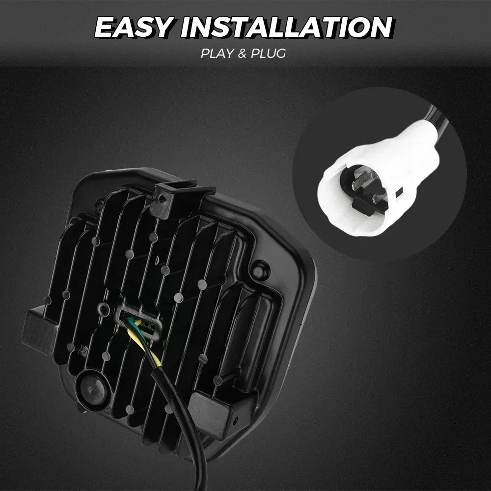 Phare LED quad monté avant