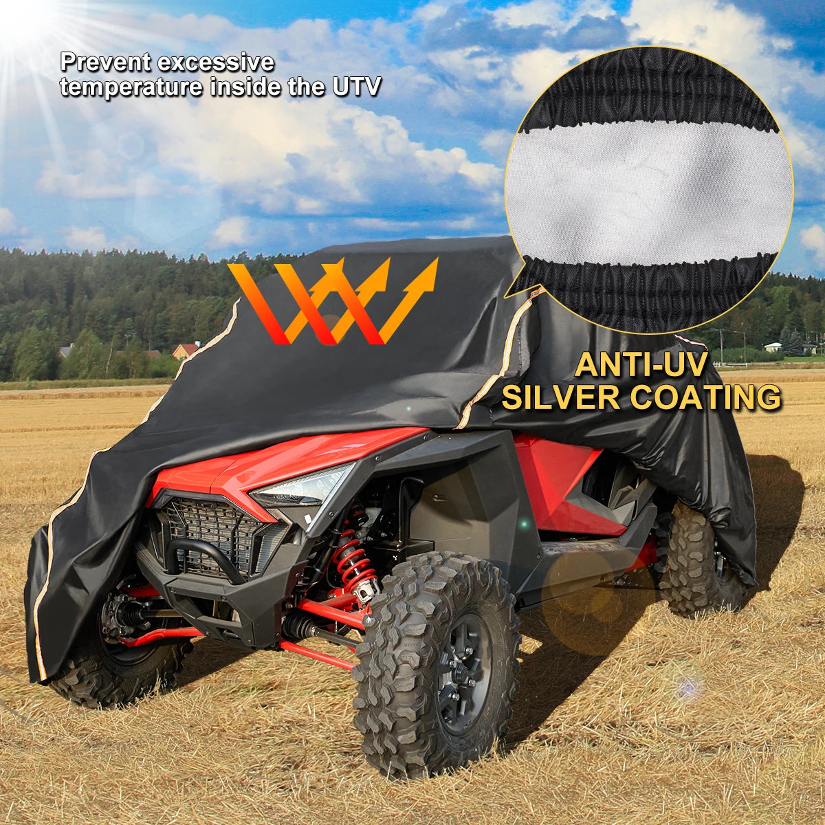 Housse de protection SSV Polaris RZR Can-Am