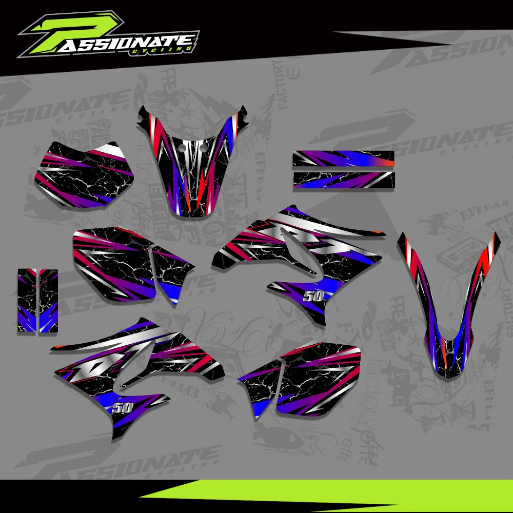 Kit Déco Graphique Yamaha DT50 (4 Designs)