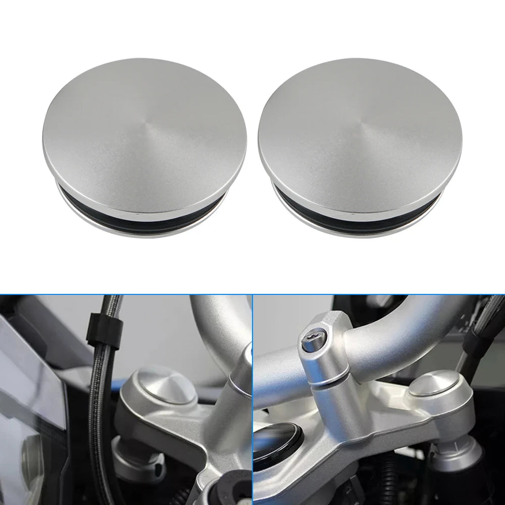 Couvercles Capuchon Tube Fourche BMW R1200GS R1250GS Adventure (Paire)