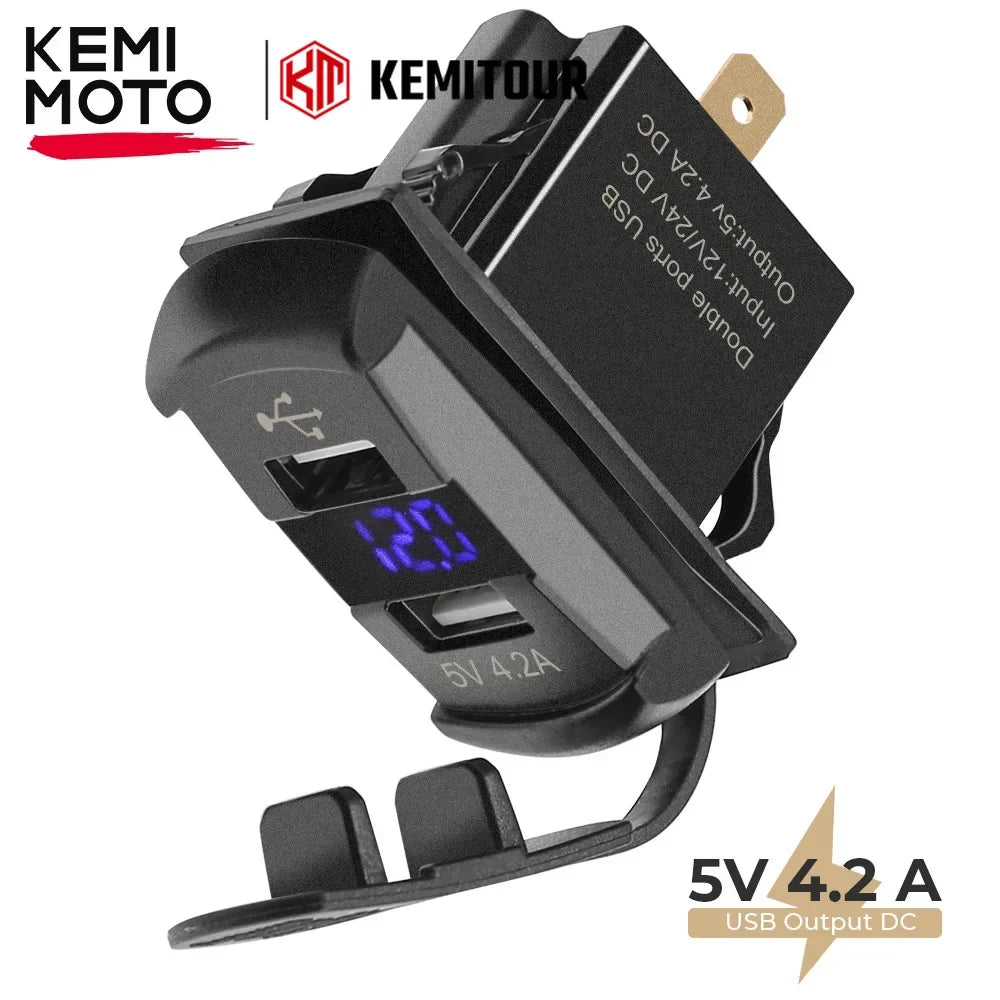 Chargeur USB double LED quad Maverick RZR