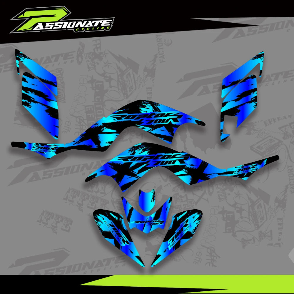 Kit déco carénage RL quad Raptor 700