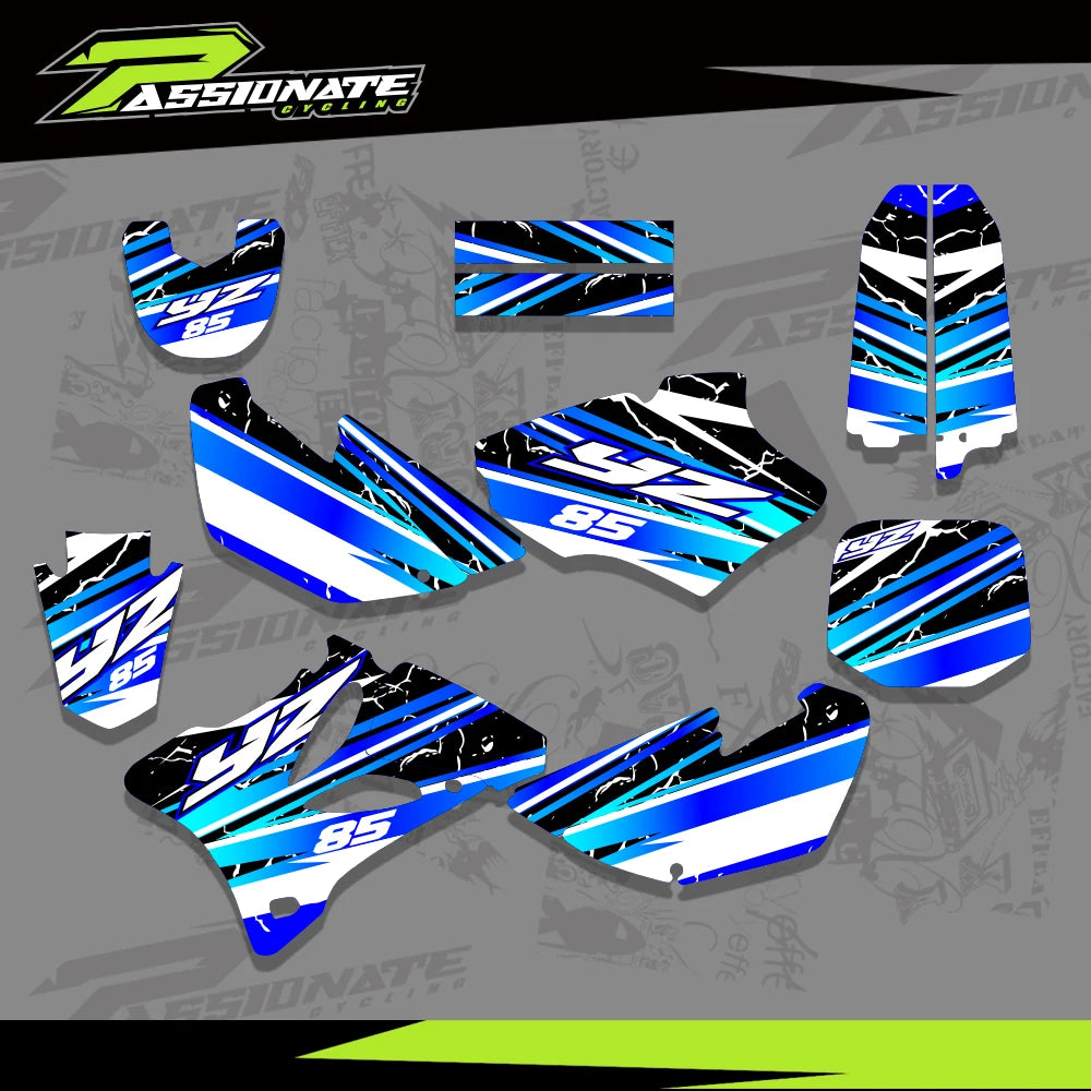Kit Déco Graphique Yamaha YZ85 2002-2014 (4 Designs)
