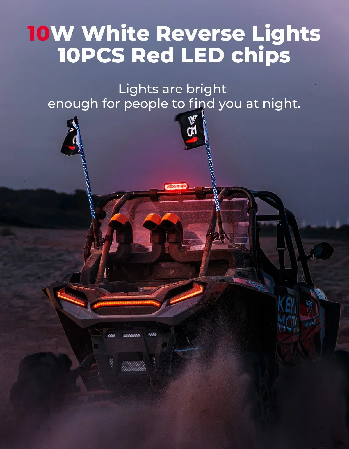 Feu stop LED SSV Polaris RZR 1000 XP