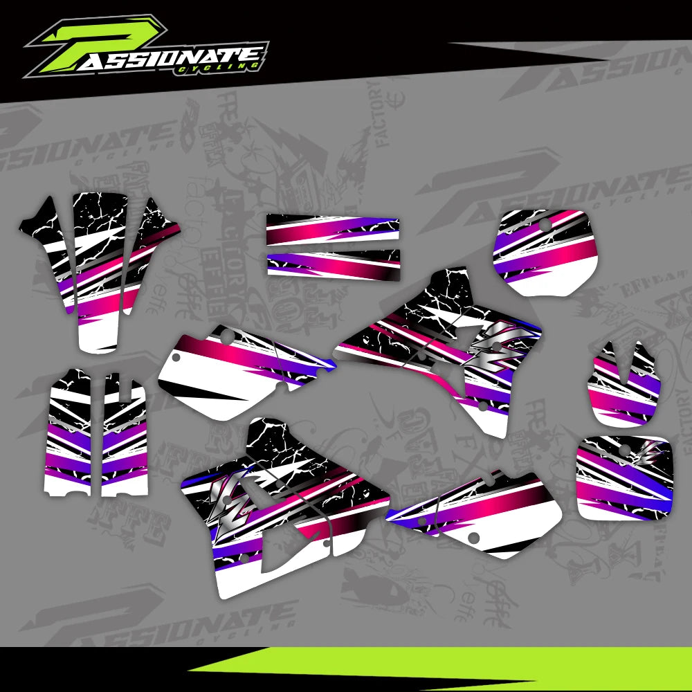 Autocollant Déco Yamaha YZ250 1991-1992