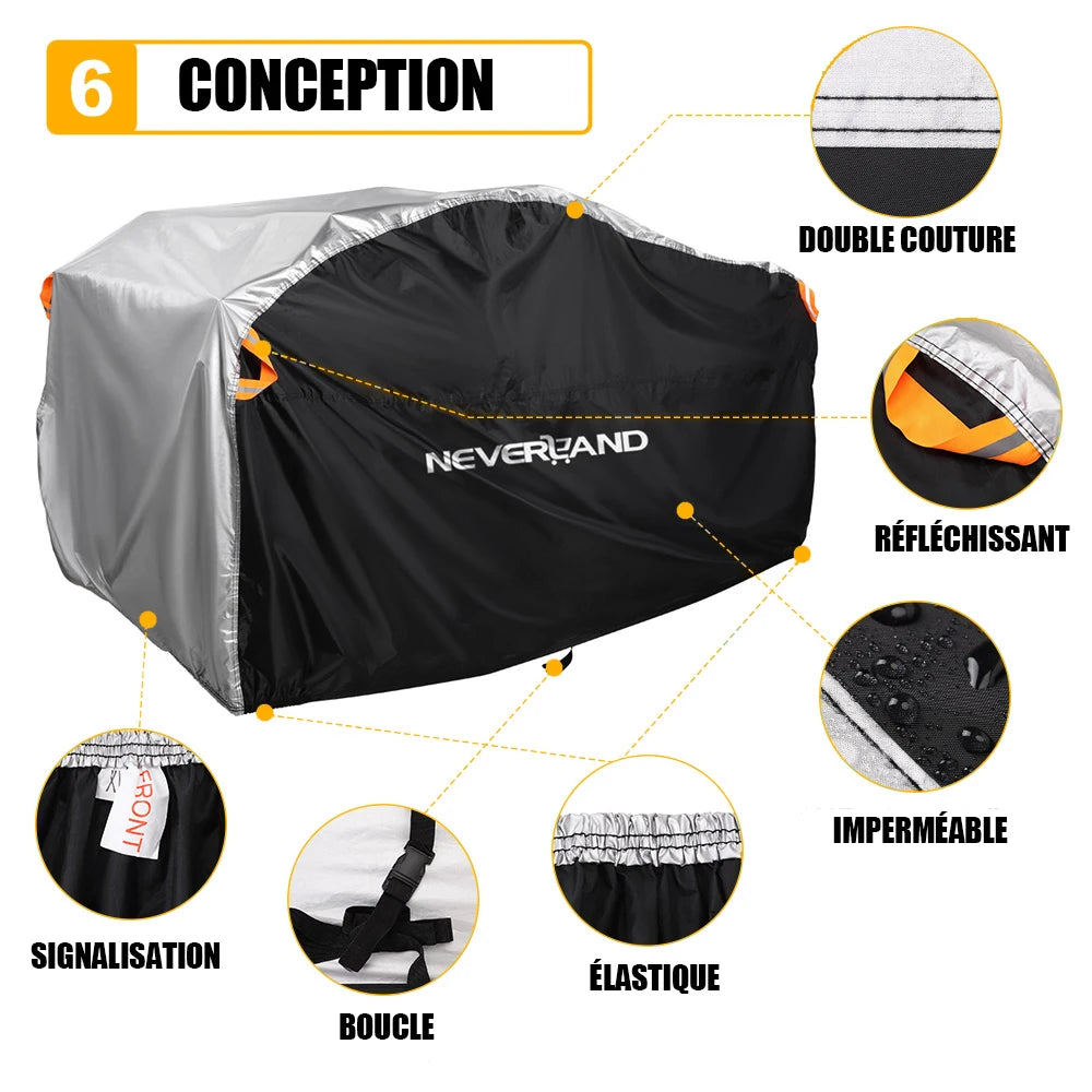 Housse de Protection Moteur Quad VTT 190T (3 Coloris)