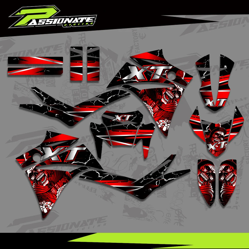 Kit Déco Graphique Yamaha XT660R (4 Designs)