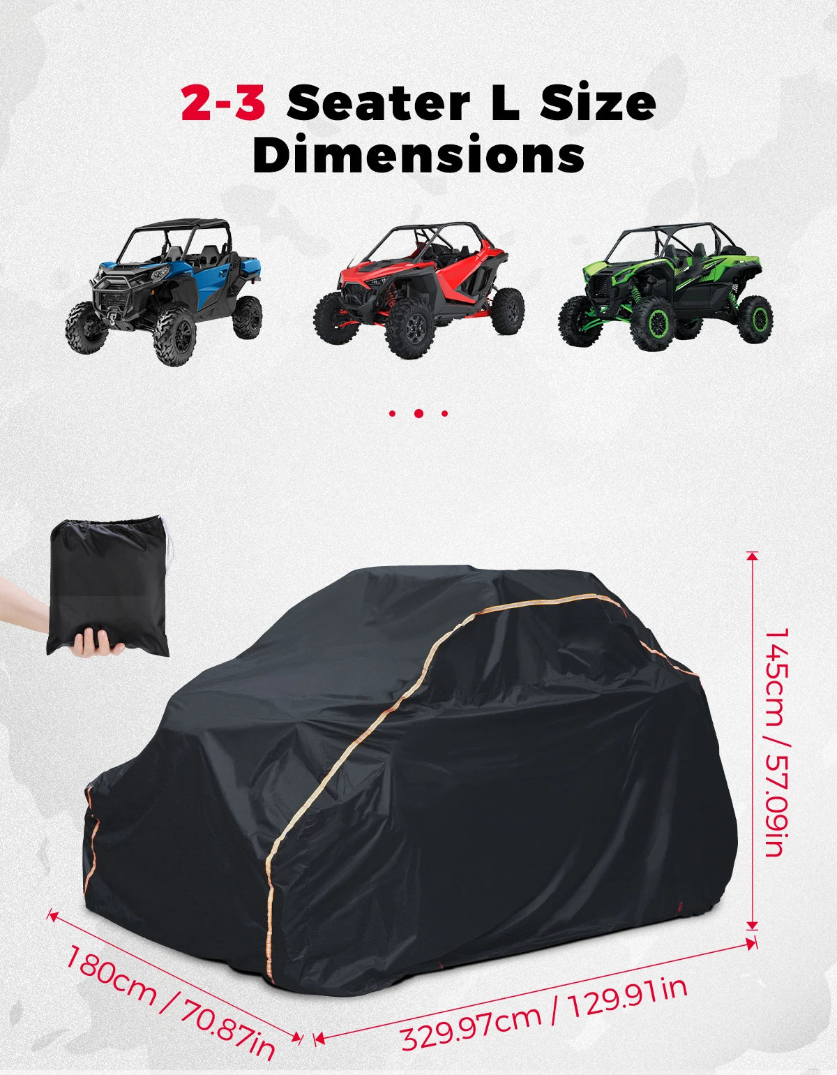 Housse de Protection SSV Polaris RZR XP 1000 Can-Am (S/M/L)