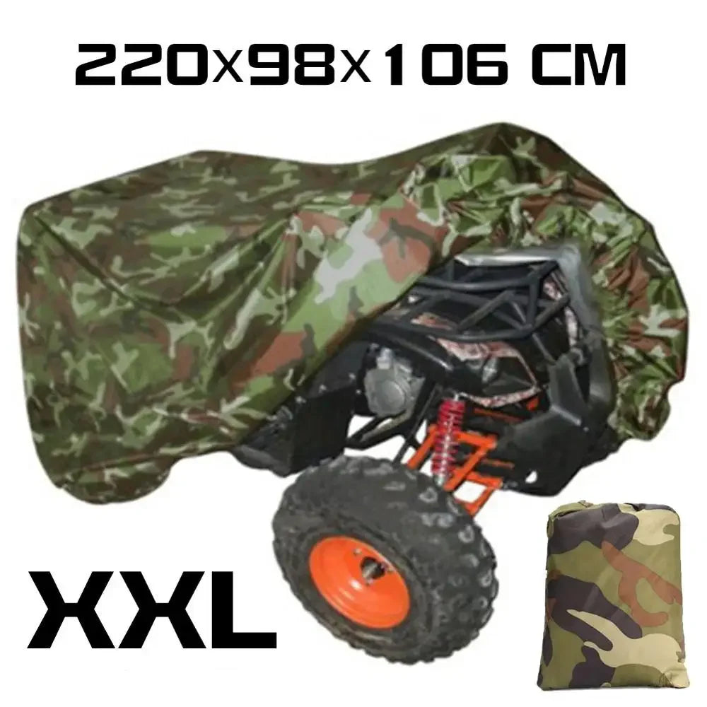 Housse de Protection Quad ATV 190T Camouflage Étanche