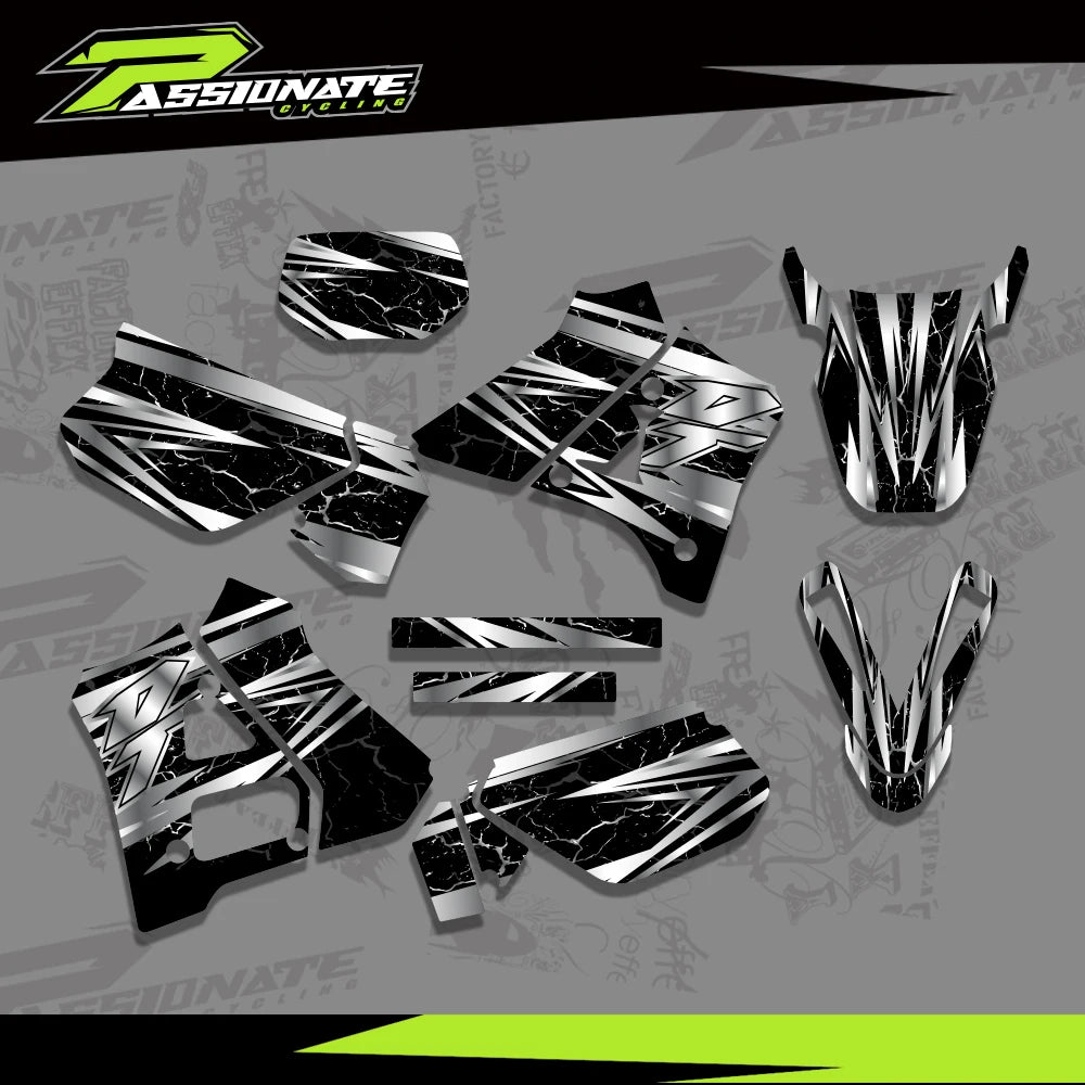 Kit Déco Graphique Yamaha DT125R DT200R (4 Designs)