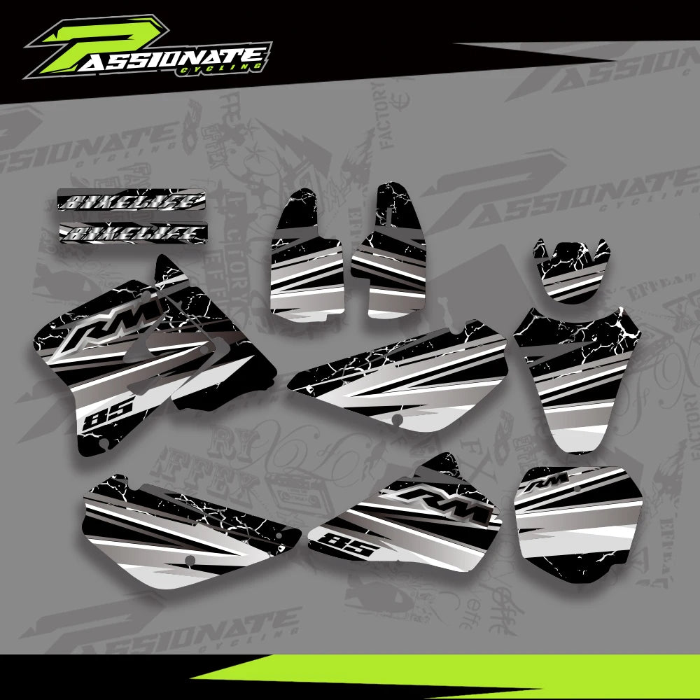 Kit Déco Graphique Suzuki DS80 DS85 (4 Designs)