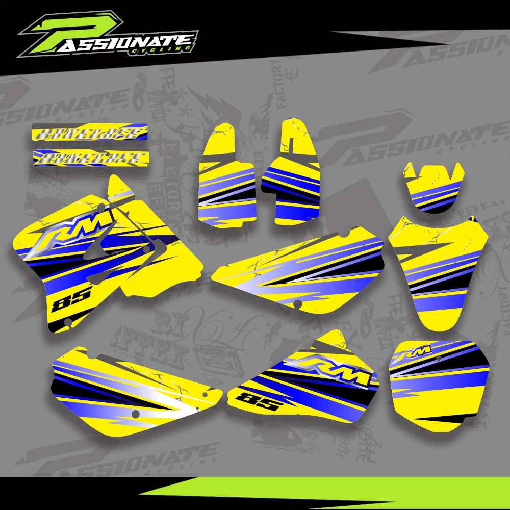 Kit Déco Graphique Suzuki DS80 DS85 (4 Designs)