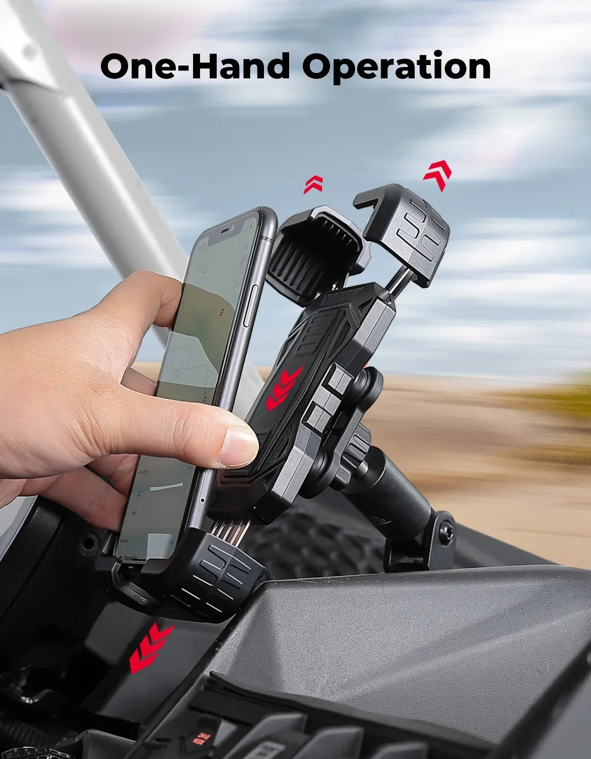 Support téléphone antichoc SSV Maverick X3
