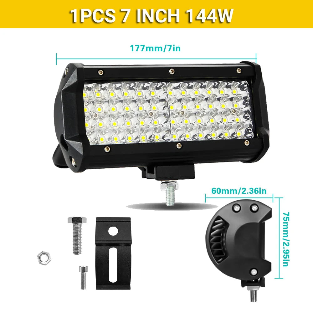 Barre LED Longue Portée Quad ATV Multi-Formats