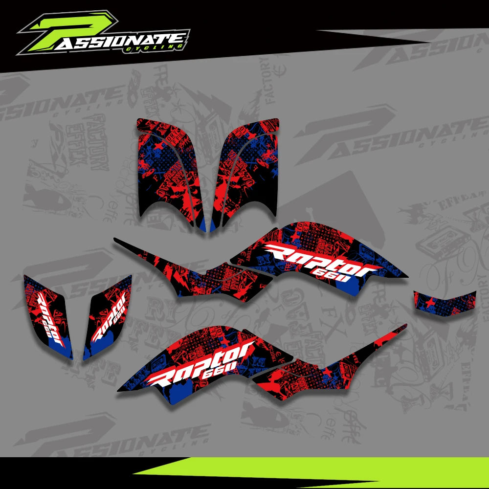 Kit déco Raptor 660 YFM660 détail