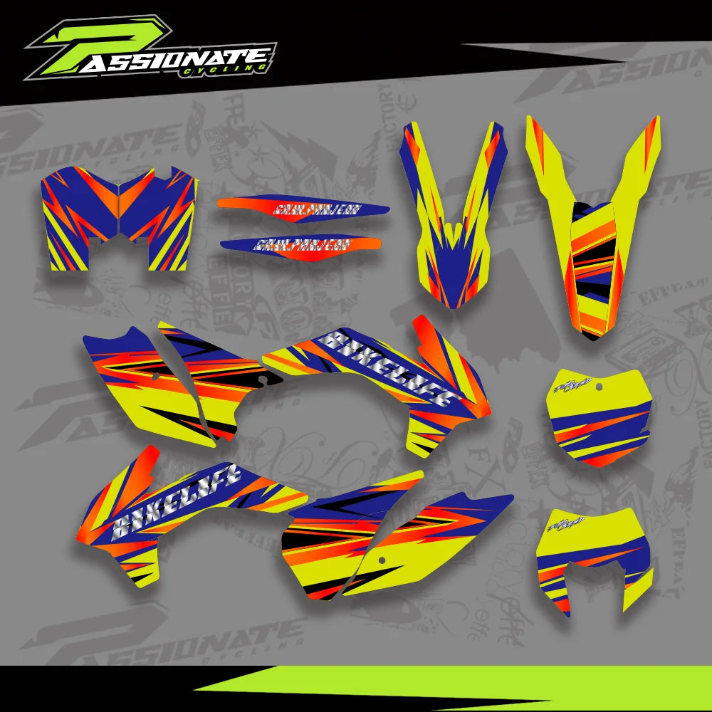 Kit Déco Graphique KTM EXC EXCF SX SXF 2013-2016 (4 Designs)