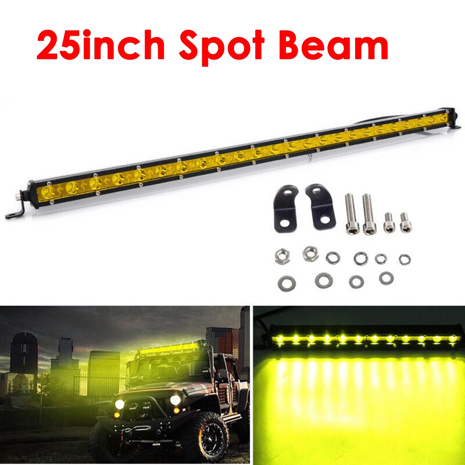Barre LED Quad SSV Antibrouillard (7" à 50")
