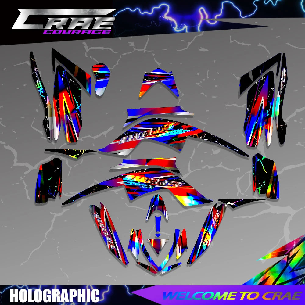 Kit Déco Graphique Yamaha Raptor 700 YFM700 (4 Designs)