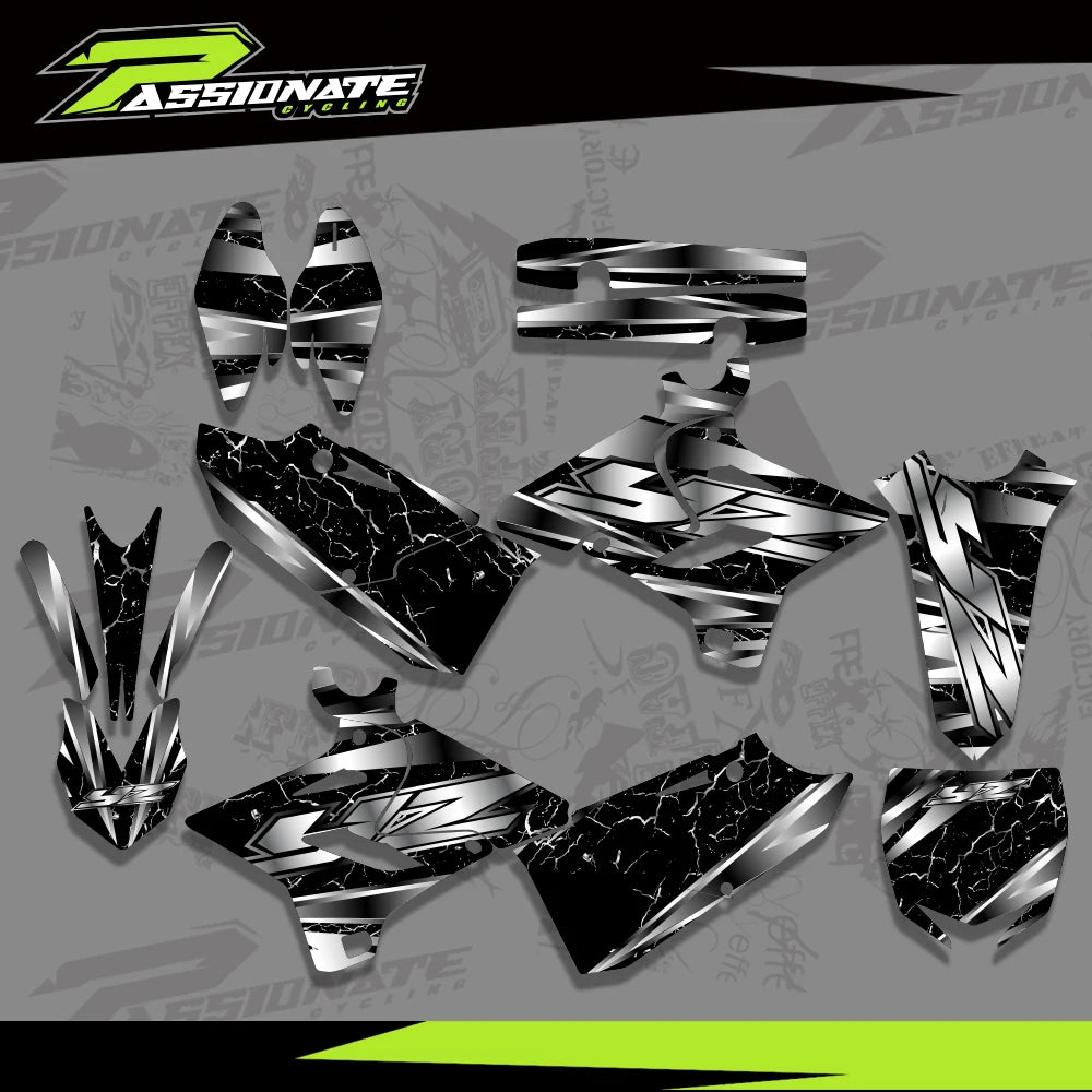 Kit Déco Graphique Motocross Yamaha YZ125 YZ250 2015-2021 Style 2