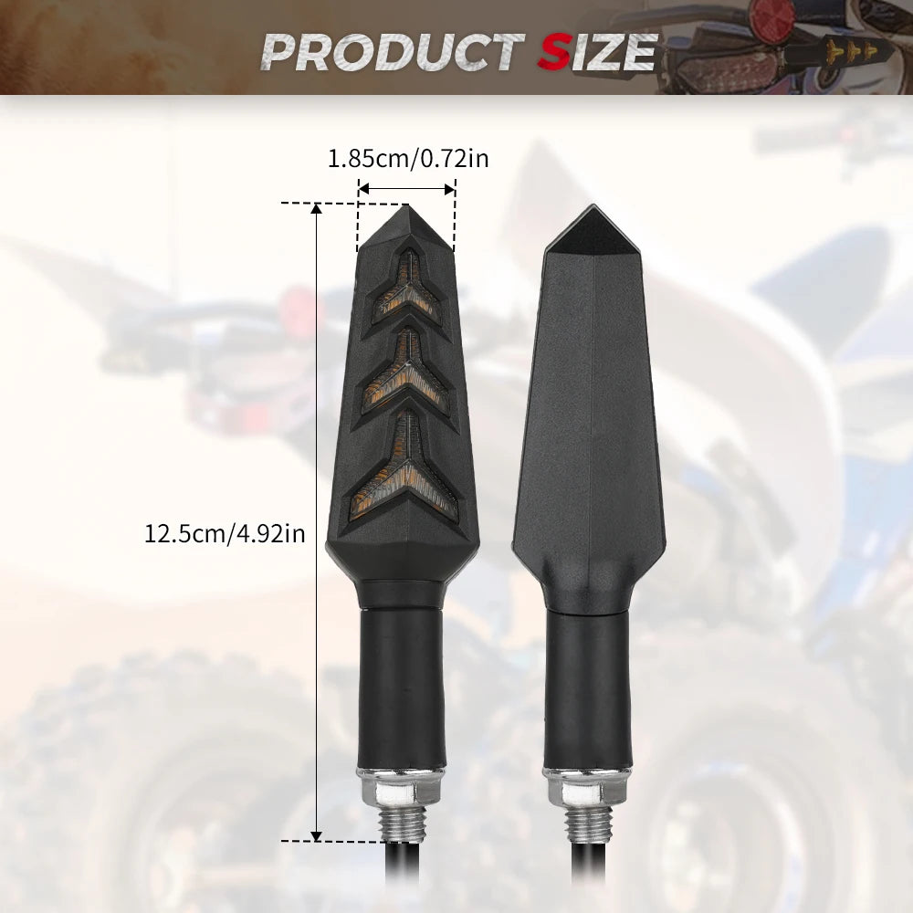 Clignotant frein LED quad YFZ450R vue détaillée