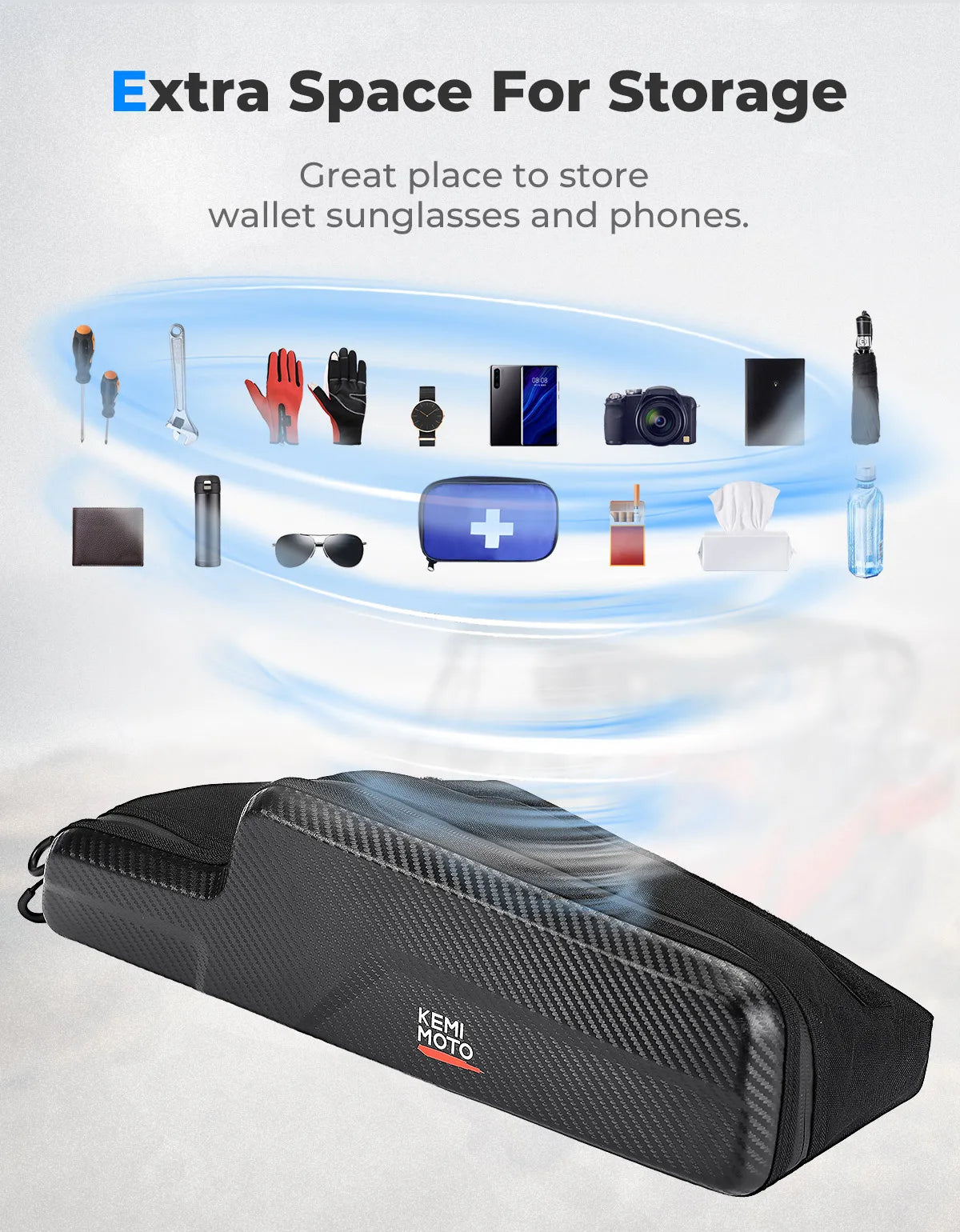 Sacoche tableau de bord Polaris RZR XP 1000