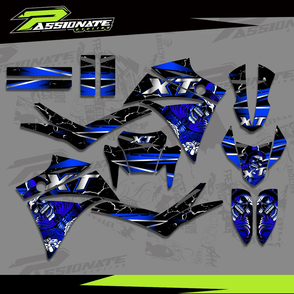 Kit Déco Graphique Yamaha XT660R (4 Designs)