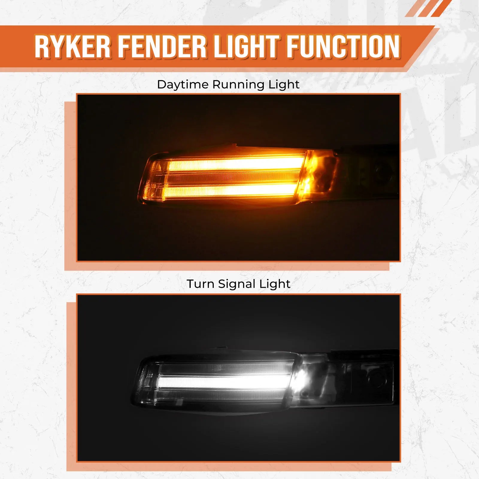 Garde-Boue Avant LED Can-Am Ryker