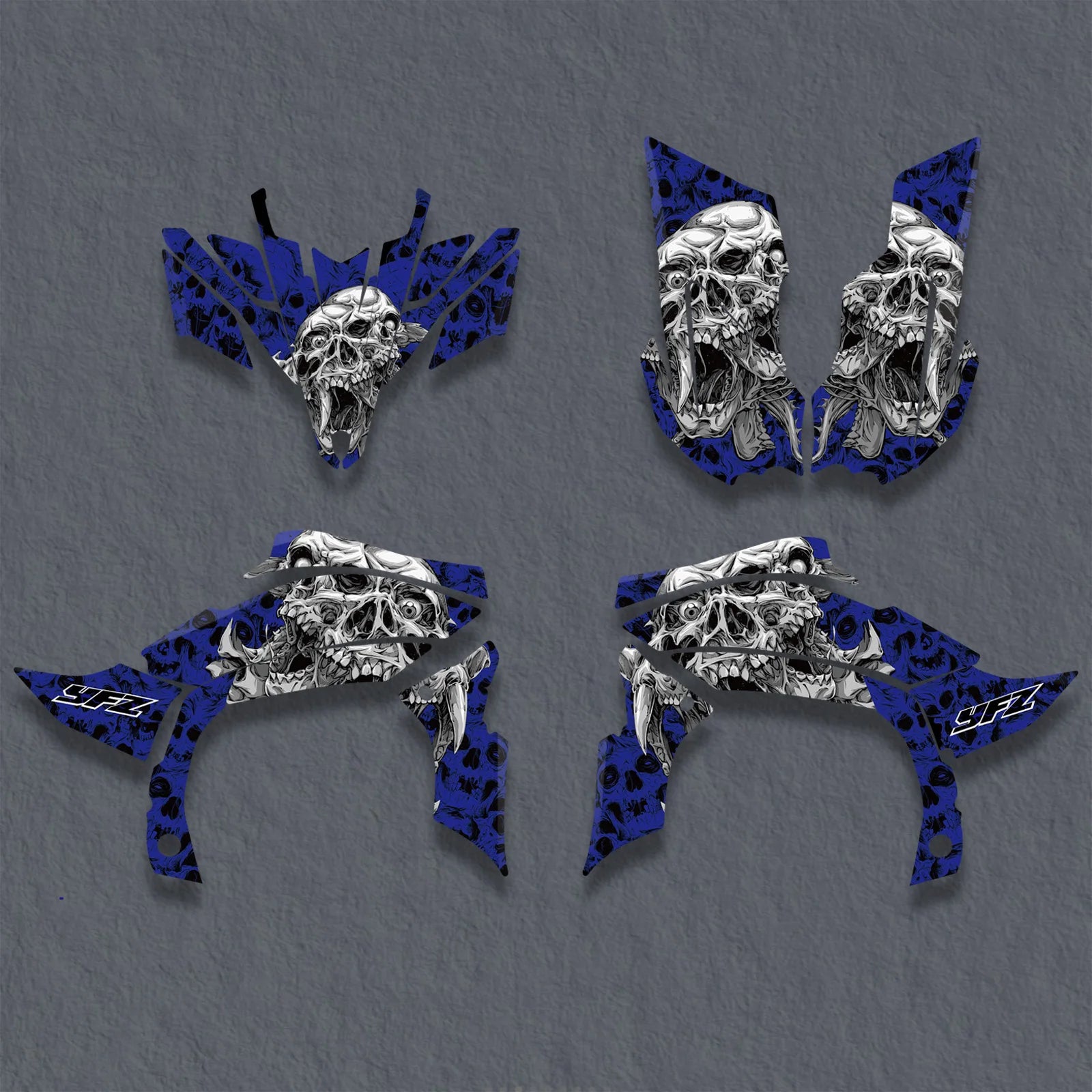 Kit déco quad YFZ450R pose