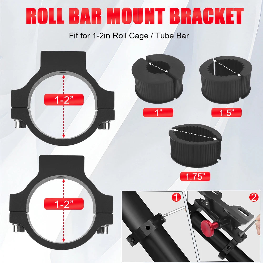 Support extincteur quad monté sur cage