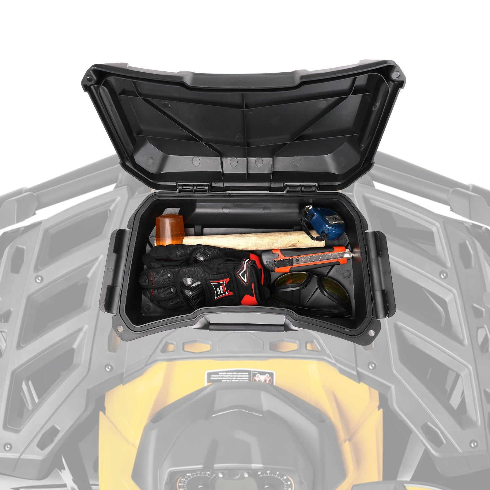 Boîte rangement avant 2 GAL quad Maverick