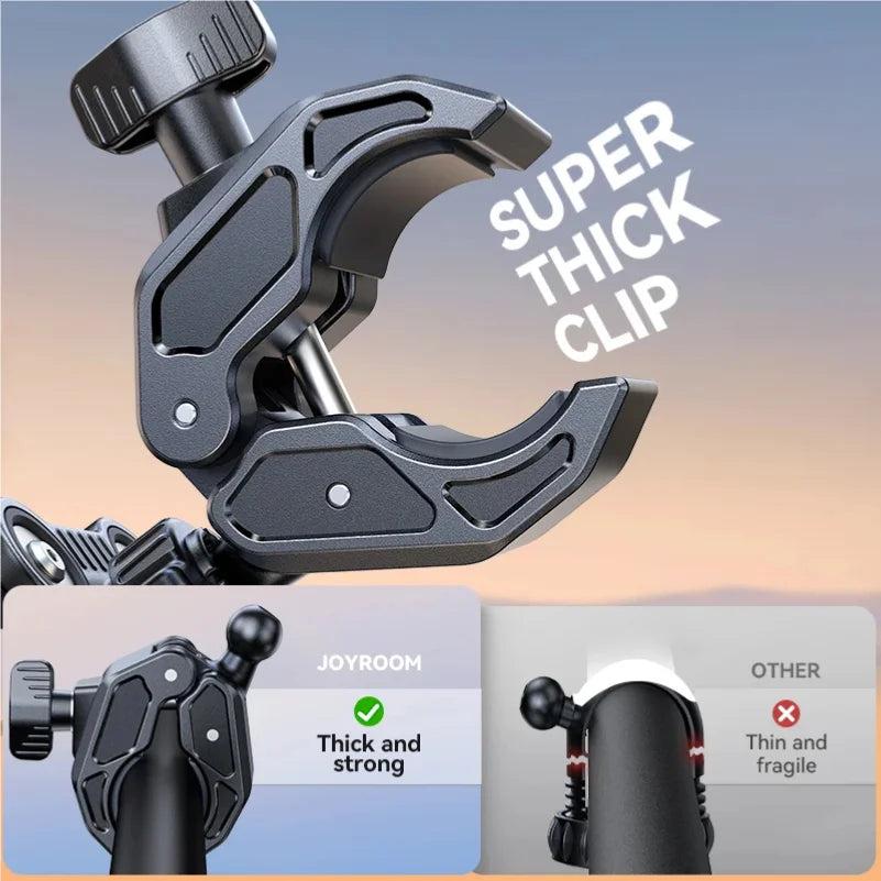 Support Téléphone Moto Anti-Vibrations Universel
