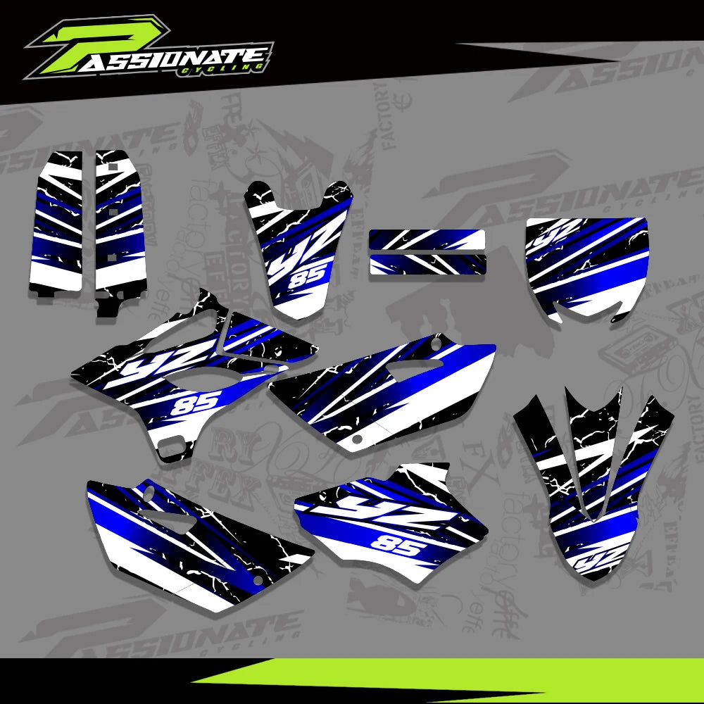 Kit Déco Graphique Yamaha YZ85 (4 Designs)