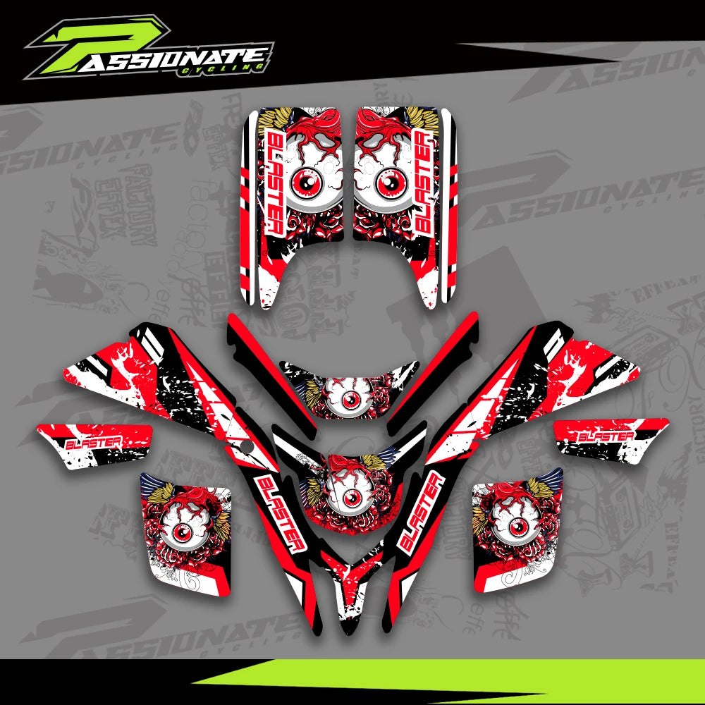 Kit déco carénage quad vue détaillée