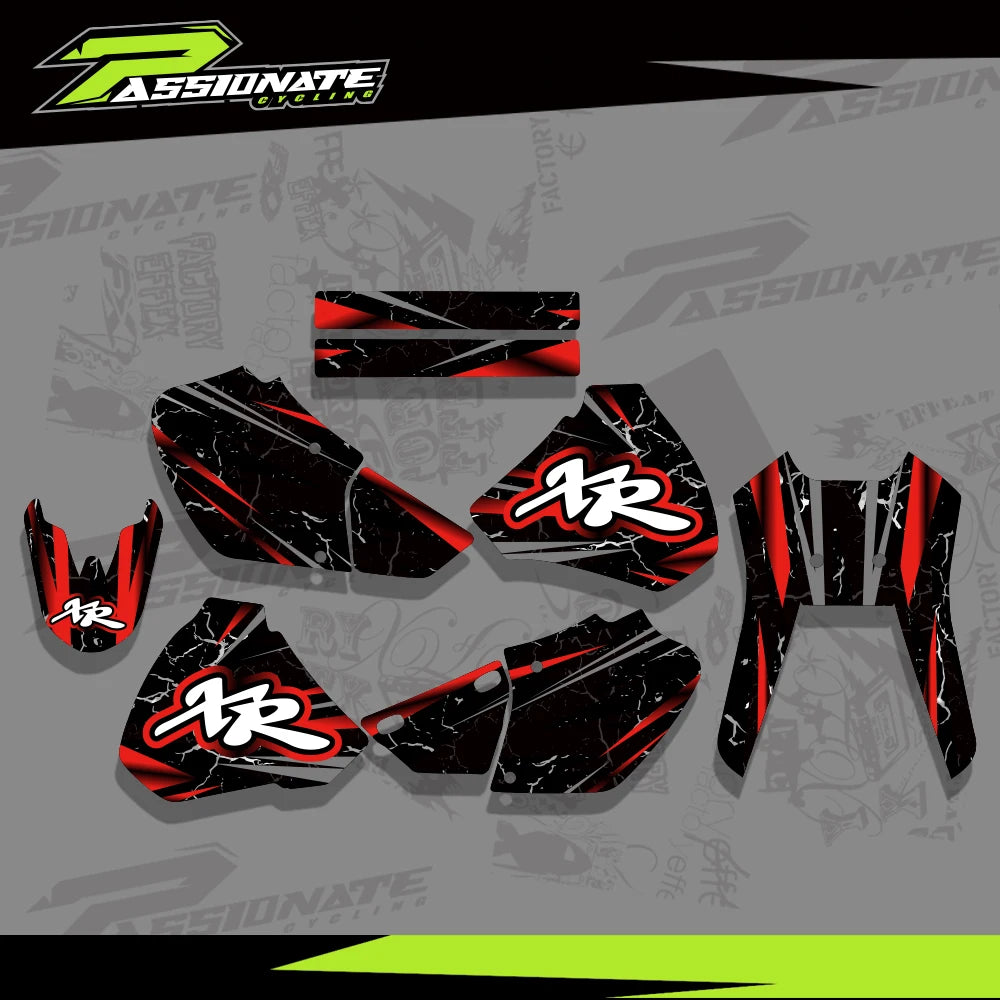 Kit Déco Graphique Honda XR250 XR450 (4 Designs)