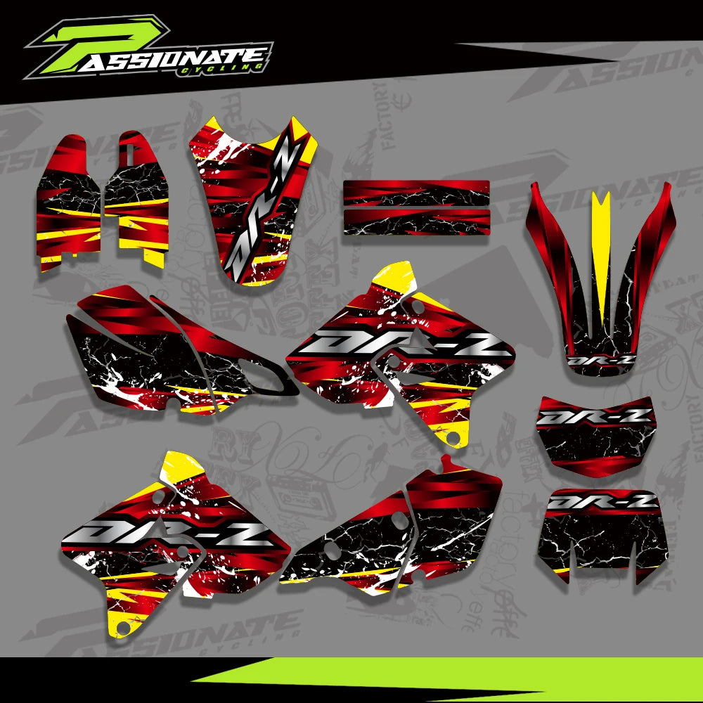 Kit Déco Graphique Suzuki DRZ400 (4 Designs)