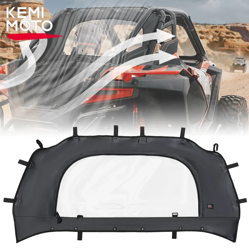 Vitre arrière souple PVC SSV Polaris RZR PRO XP
