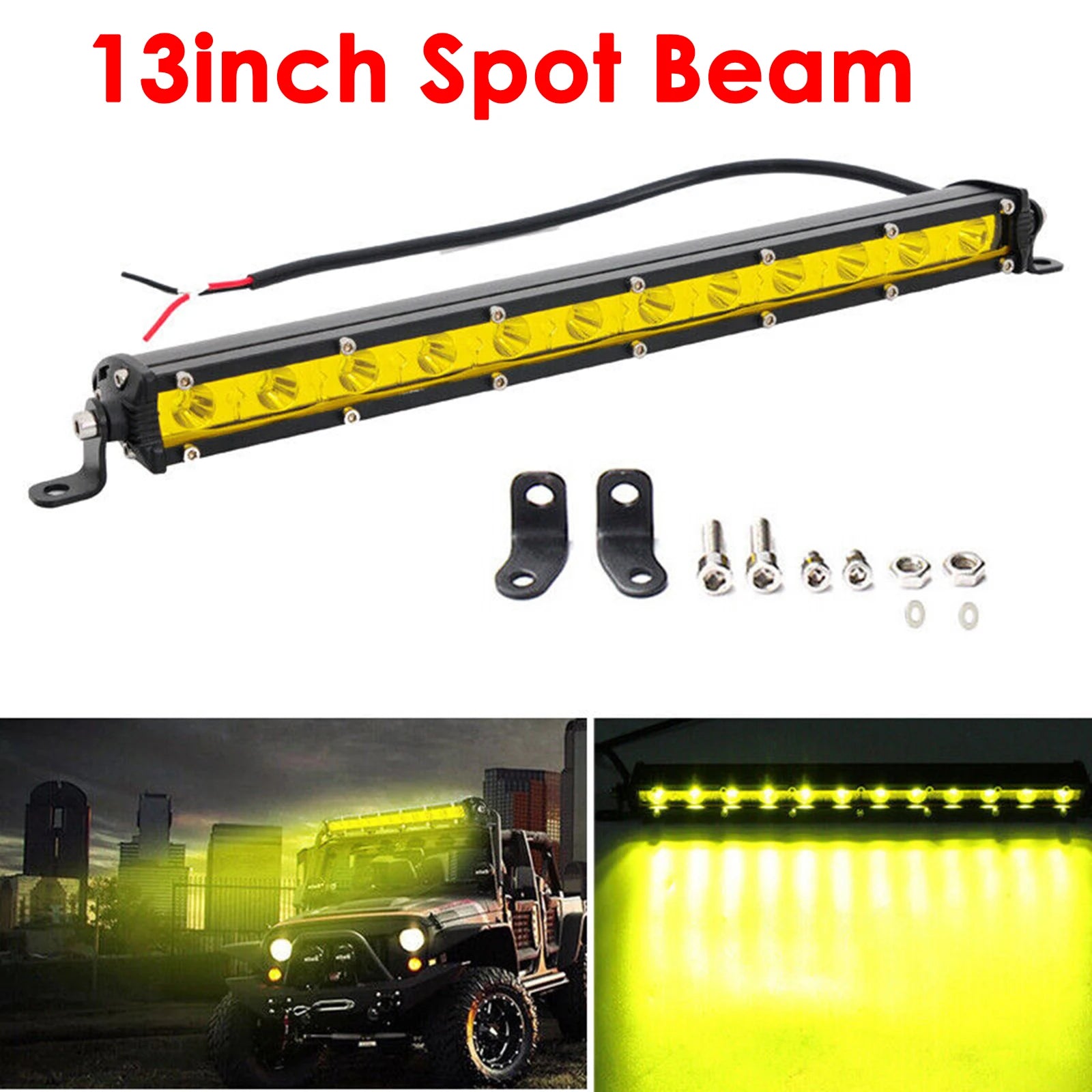 Barre LED Quad SSV Antibrouillard (7" à 50")