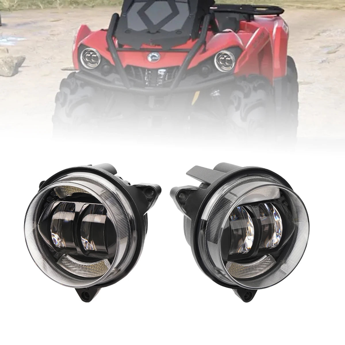 Phare LED H4 Halo Can-Am DRL