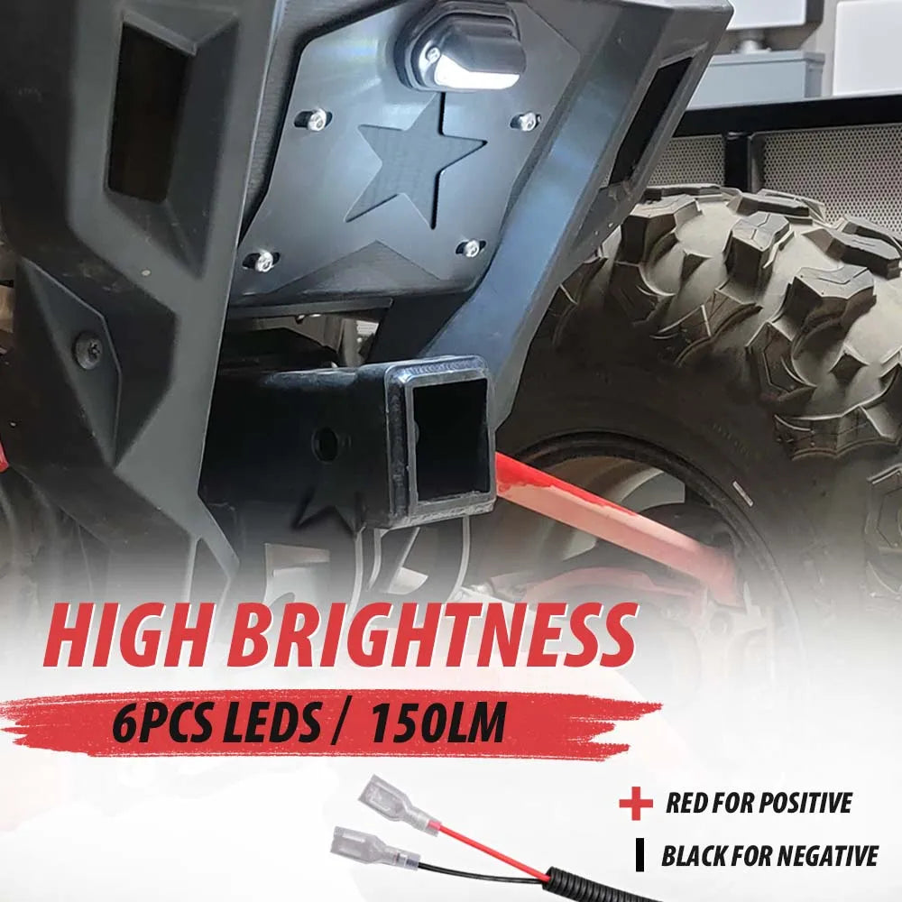 Support plaque immatriculation LED quad SSV