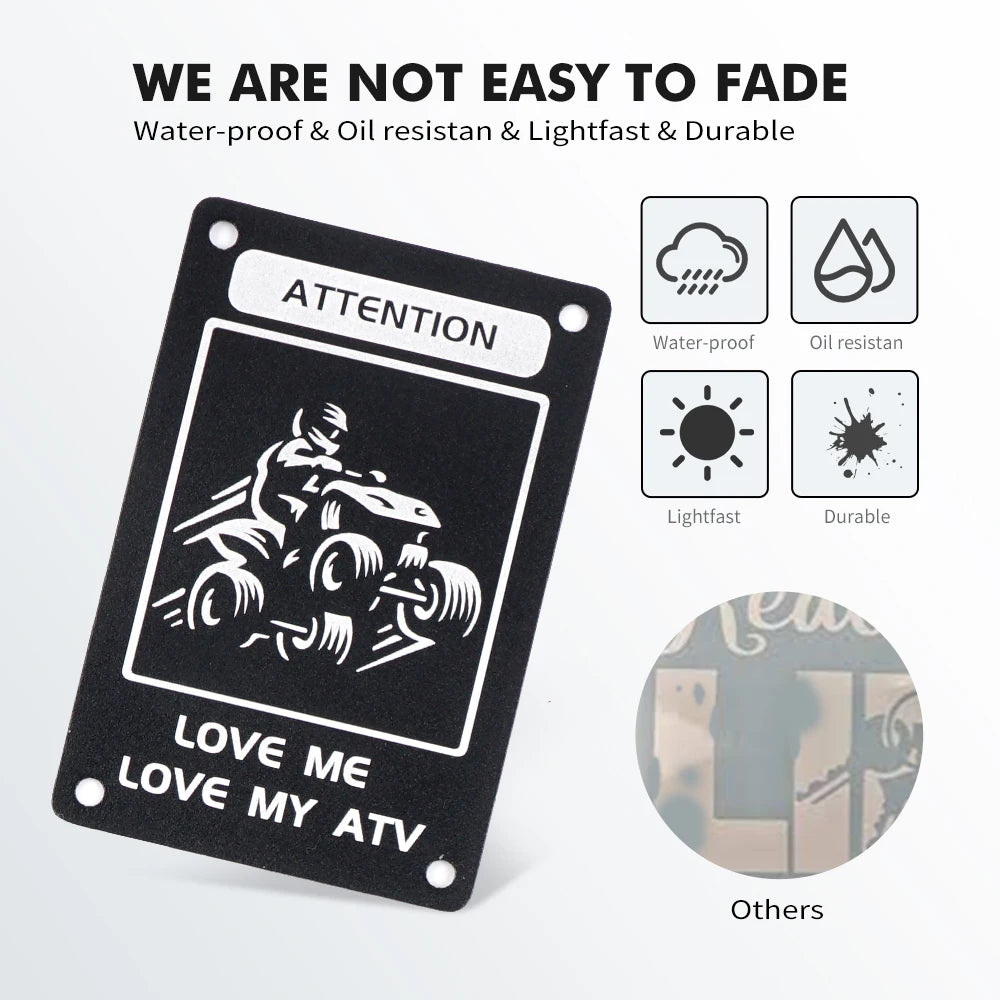 Stickers d'origine Raptor 700R garde-boue