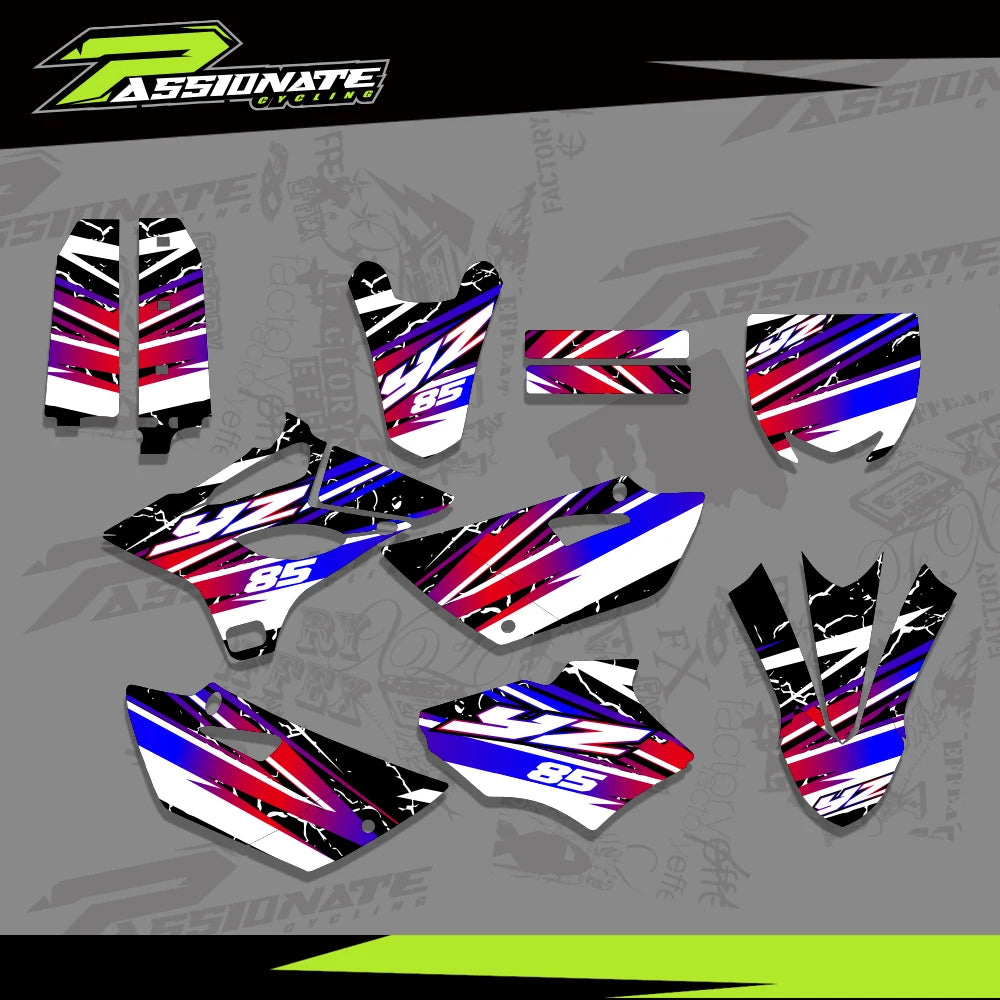 Kit Déco Graphique Yamaha YZ85 (4 Designs)