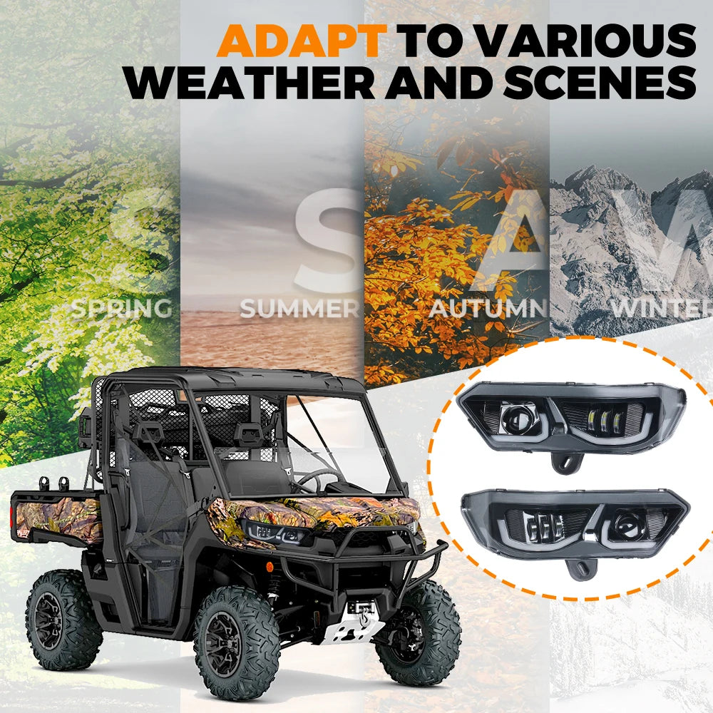 Phares LED Can-Am Defender PRO HD10