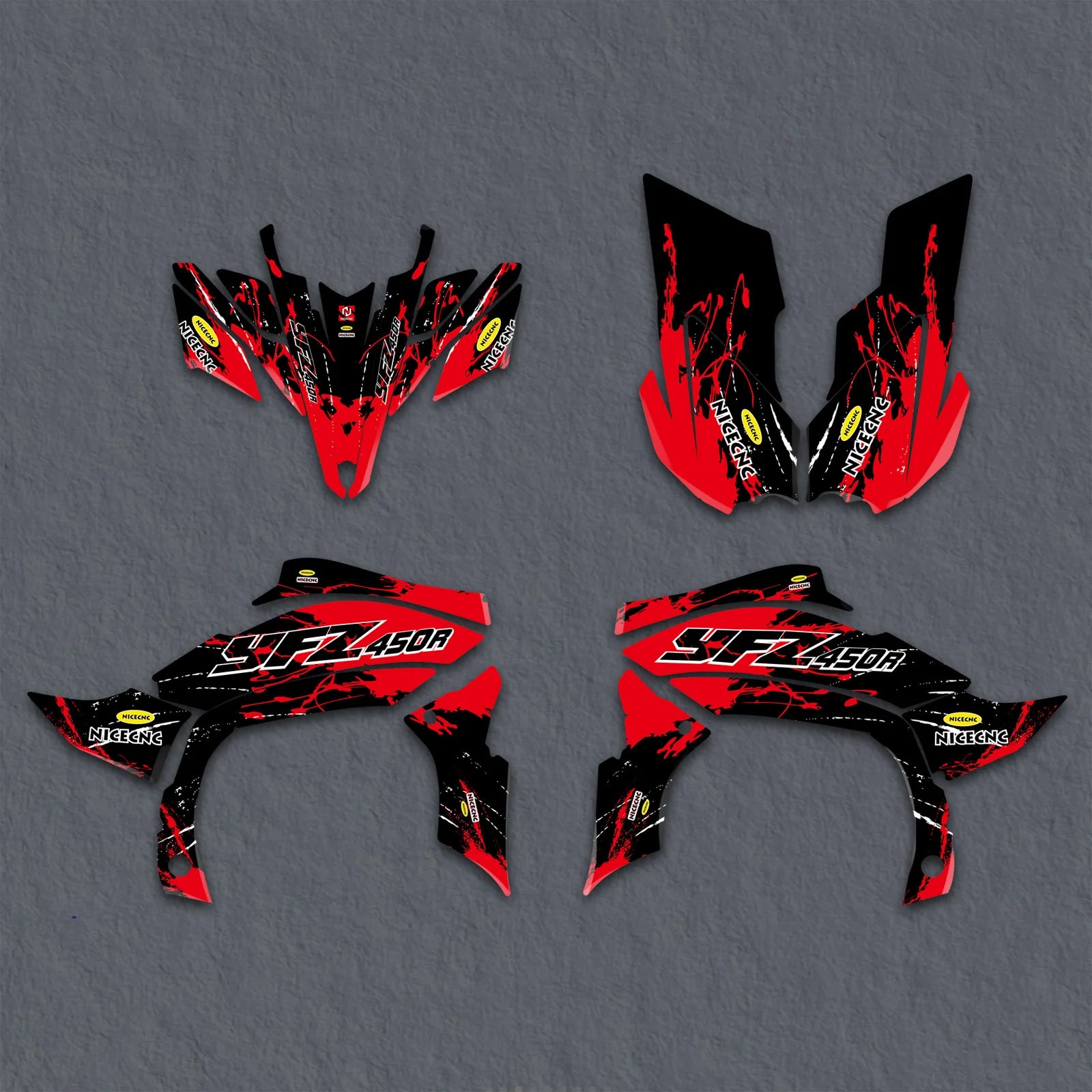 Kit déco quad YFZ450R fond