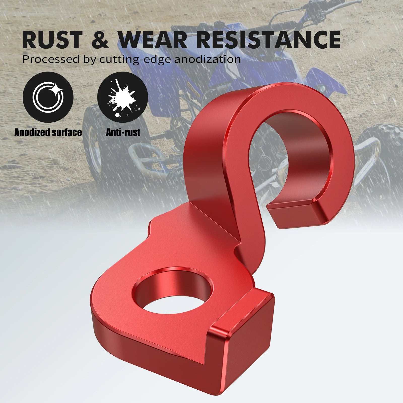 Support câble embrayage quad Blaster aluminium