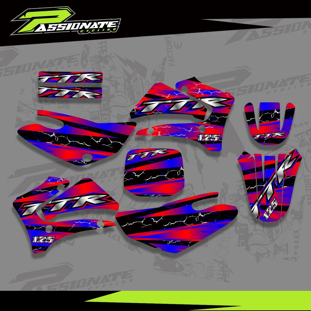 Kit Déco Graphique Yamaha TTR125 (4 Designs)